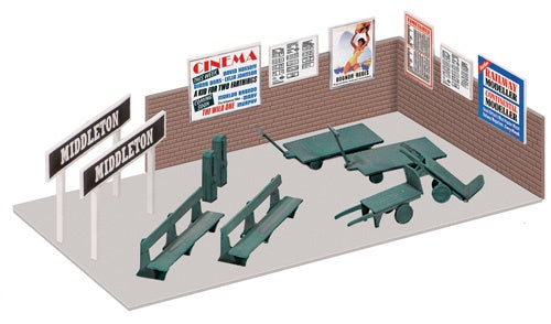 SS68 Platform Accesories, Nameboards, Trolleys etc (OO)